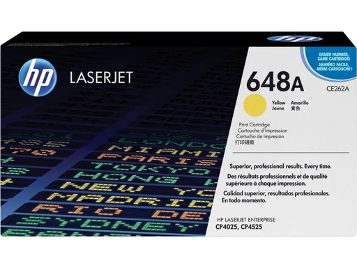 [90146894 161240] HP Toner Nr. 648A (CE262A) Yellow