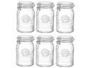 Bormioli Rocco Einmachglas Officina 1825 1000 ml, 6 Stück 
