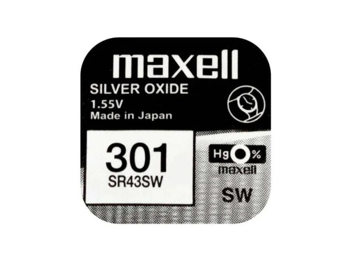 [90014706 920107] Maxell Europe LTD. Knopfzelle SR43SW 10 Stück