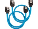 Corsair SATA3-Kabel Premium Set Blau 30 cm
