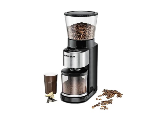 [90147352 984213] Rommelsbacher Kaffeemühle EMK 500 Schwarz/Silber