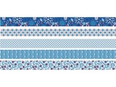 Heyda Washi Tape Blumen mini Blau