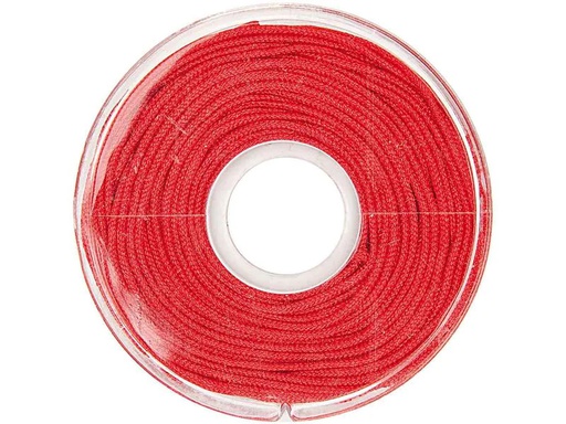 [90014769 1193044] Rico Design Makramee 1 mm x 10 m, Rot