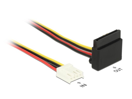[90014809 903347] Delock Stromkabel SATA - Floppy Buchse-Buchse, 30cm