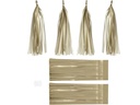 Creativ Company Quasten 12 x 35 cm 12 Stück, Gold
