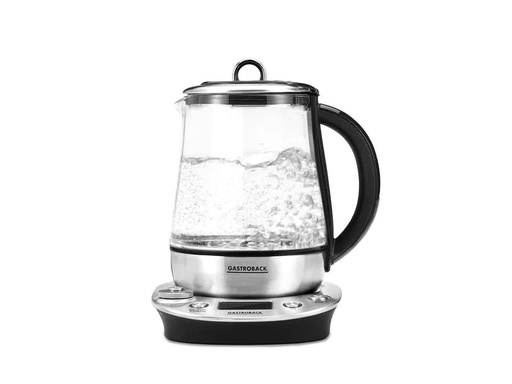 [90148644 641589] Gastroback Tee- und Wasserkocher Design Tea &amp; More Advanced Silber