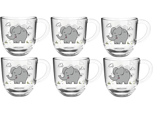 [90149192 1189201] Leonardo Kindertasse Elefant 6-teilig
