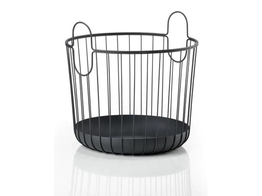 [90149322 1020837] Zone Denmark Aufbewahrungskorb Inu Ø 40.6 cm, Schwarz