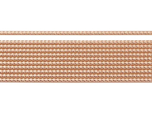 [90149334 665489] Knorr Prandell Verzierwachs 2 mm Perlenstreifen, Kupfer