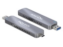 Delock Externes Gehäuse USB-A/C - NVME M.2 SSD