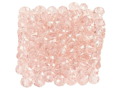 [90149511 846842] Creativ Company Glasschliffperlen 3 mm x 4 mm Rosa