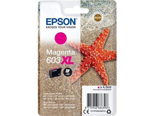[90149521 1002099] Epson Tinte 603XL / C13T03A34010 Magenta