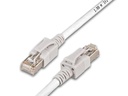 Wirewin Patchkabel RJ-45 - RJ-45, Cat 6A, S/FTP, 3 m, Weiss