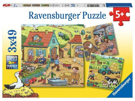[90149775 1017657] Ravensburger Puzzle Viel los auf dem Bauernhof