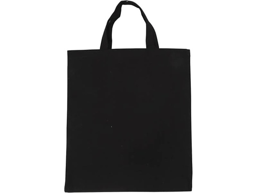 [90149974 662703] Creativ Company Stofftasche 38 x 42 cm Baumwolle, Schwarz