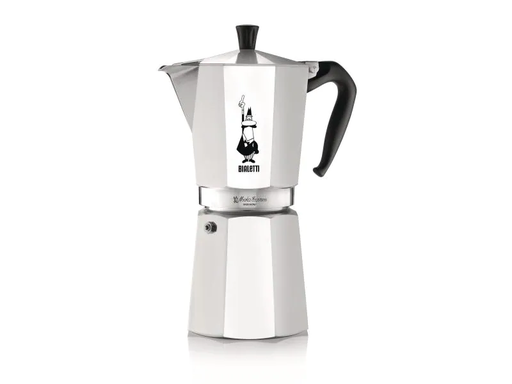 [90150062 1044380] Bialetti Espressokocher Moka Express 18 Tassen, Silber