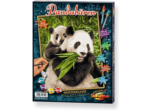 [90150364 680382] Schipper Malen nach Zahlen Pandabären