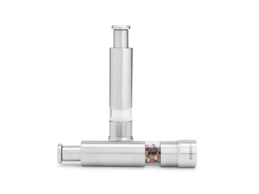 [90150366 289609] Brabantia Salz- und Pfeffermühle 2 Stück, 13.5 cm, Silber