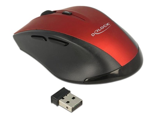 [90150480 701811] Delock Ergonomische Maus 5-Tasten kabellos