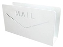 Trendform Briefhalter MAIL Weiss, 1 Stück