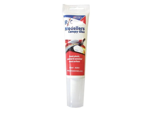 [90150497 884501] Deluxe Materials Modellbauklebstoff R/C Modellers Glue 80 ml, Transparent