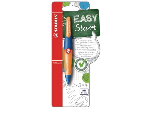 [90150611 576063] STABILO Minenbleistift EASYergo 1.4 Rechts, Orange/Blau