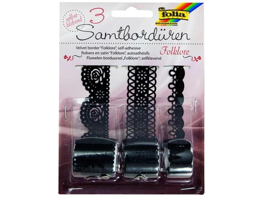 [90151233 819658] Folia Textilband Folklore Samtbordüren
