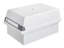 HAN Karteibox A5  Quer, 1300 Karten, Grau