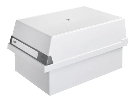 [90015108 1014588] HAN Karteibox A5  Quer, 1300 Karten, Grau