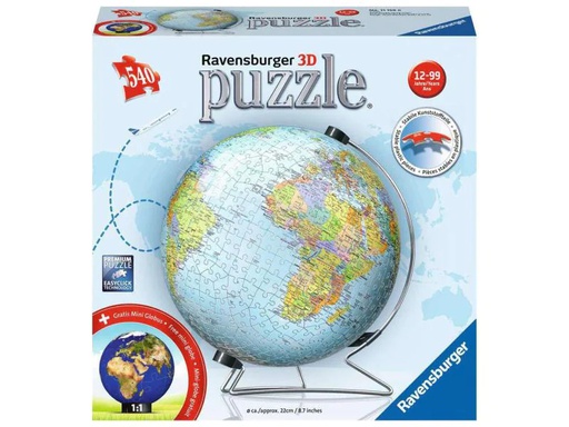 [90151467 889518] Ravensburger 3D Puzzle Ball Globus