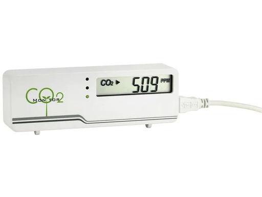 [90151521 1143703] TFA Dostmann Luftgütemonitor Airco2ntrol Mini CO2-Messgerät Weiss