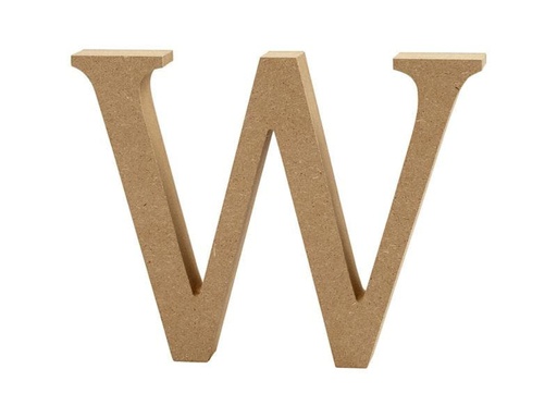 [90151583 1082712] Creativ Company Holzbuchstabe W 1 Stück
