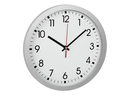 TFA Dostmann Wanduhr Ø 30 cm, Silber