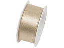 Braun + Company Geschenkband Brilliant 25 mm x 2 m, Gold