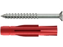 Tox-Dübel Allzweckdübel Tri 8x51 mm, inkl. Schraube 25 Stück