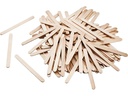 Folia Holzartikel Stäbchen Natur, 500 Stück