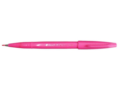 [90015180 1072366] pentel Filzstift Brush Sign 1 Stück, Pink