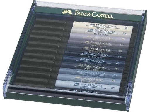 [90152146 847399] Faber-Castell Tuschestift Pitt Artist Pen 12er Set