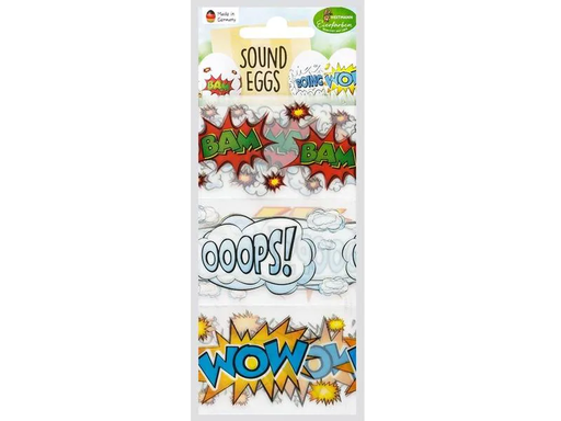 [90015200 1138906] Brauns Heitmann Banderole Sound Eggs Mehrfarbig, 12 Stück