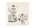 Creativ Company Turnbeutel 37 x 41 cm Hellnatur, Piraten