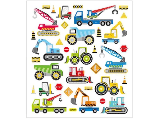 [90152367 981610] Creativ Company Motivsticker Fahrzeuge, 1 Blatt