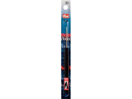 [90152668 1087937] Prym Häkelnadel Ø 2 mm x 14 cm Wolle, Soft-Griff