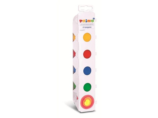 [90152698 1170295] Primo Temperafarben 6 x 150 ml, Mehrfarbig
