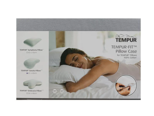 [90152704 1091246] Tempur Kopfkissenbezug Sonata Hellgrau