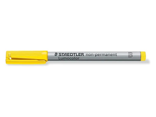 [90152709 914792] Staedtler Folienstift Lumocolor 312 Gelb, wasserlöslich
