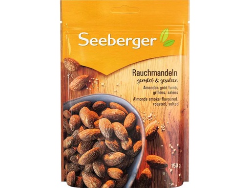 [90015259 725902] Seeberger Beutel Rauchmandeln geröstet &amp; gesalzen 150 g