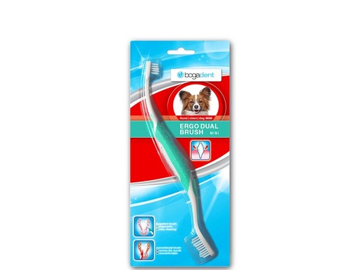 [90152807 1118365] bogar Hunde-Zahnbürste Ergo Dual Brush Mini 1 Stück