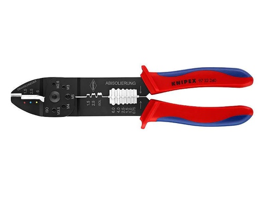 [90152928 518907] Knipex Crimpzange 240 mm Oval-, F-Crimp