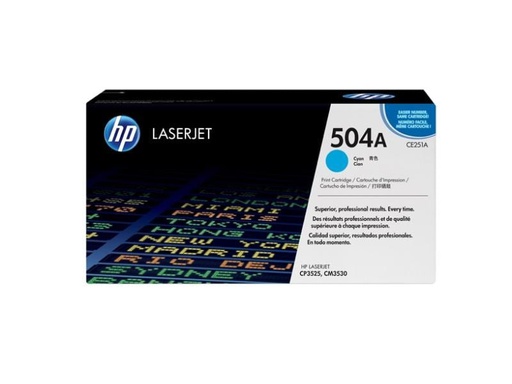 [90152951 93077] HP Toner Nr. 504A (CE251A) Cyan