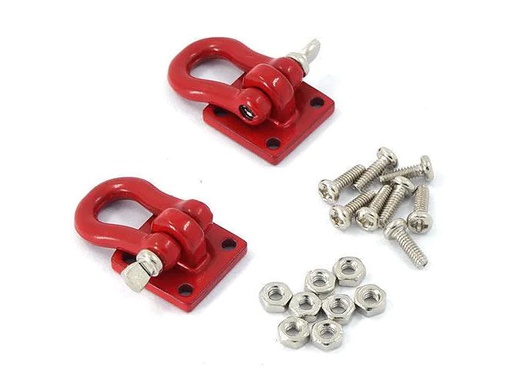 [90152969 336818] Yeah Racing Modellbau-Schäkel 1:10 Rot